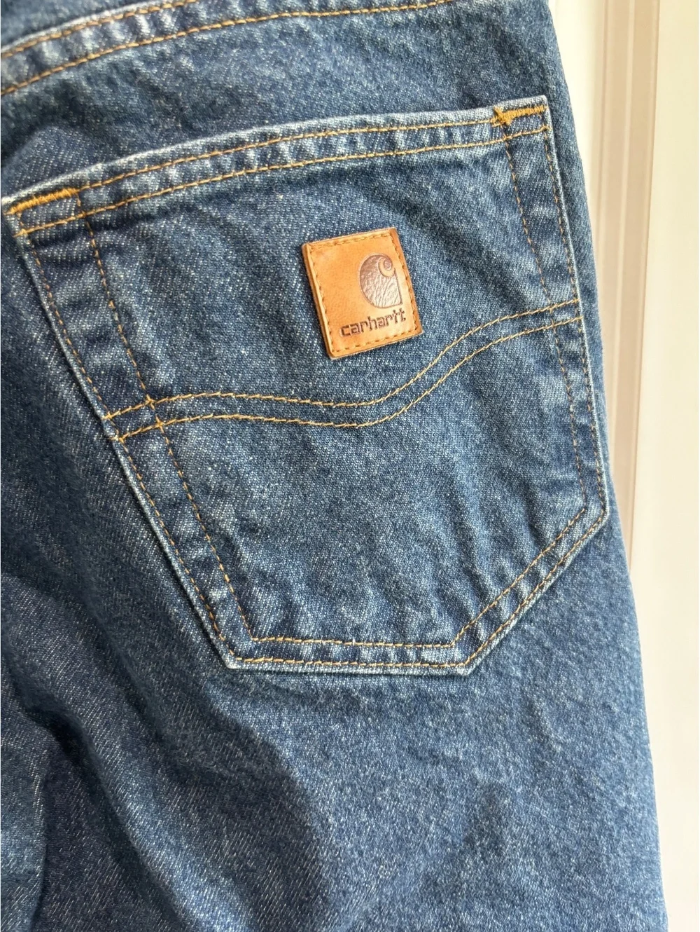 Carhartt Men’s Classic Straight Fit Dark Wash Jeans